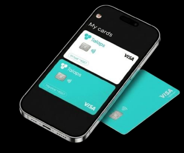 Talaps card stack on mobile