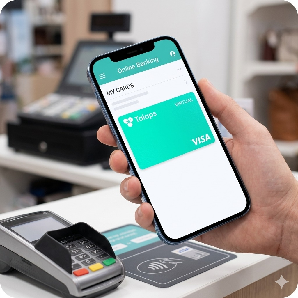 Talaps card used for in-store payments